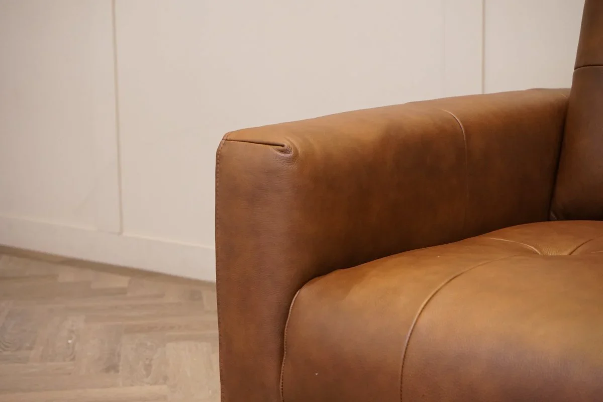 Bailey 2 x 2 Seater Leather Sofas, Premium Cocoa - Image 7