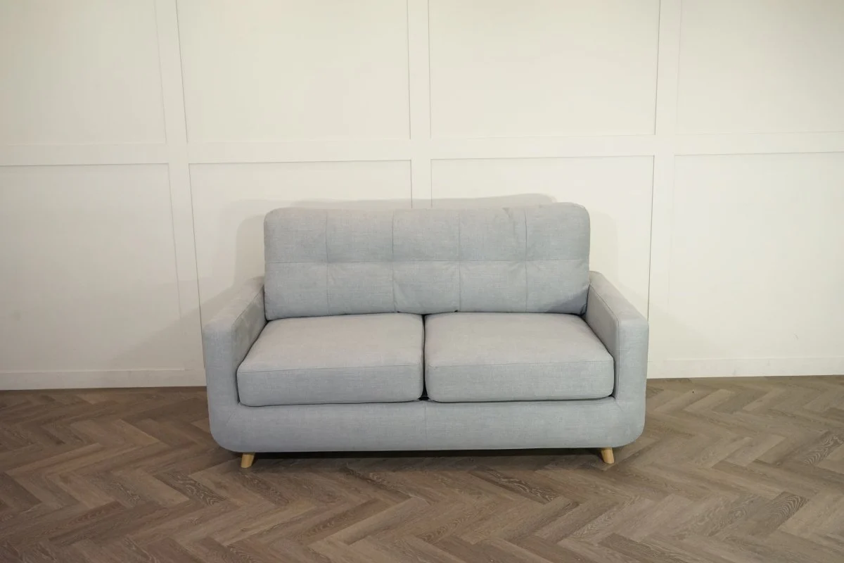 Barbican 2 Seater Sofa Bed, Soft Weave Light Grey - Image 10