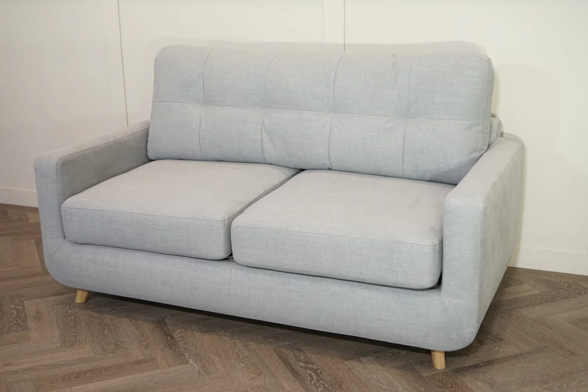 Barbican 2 Seater Sofa Bed, Soft Weave Light Grey - Image 3