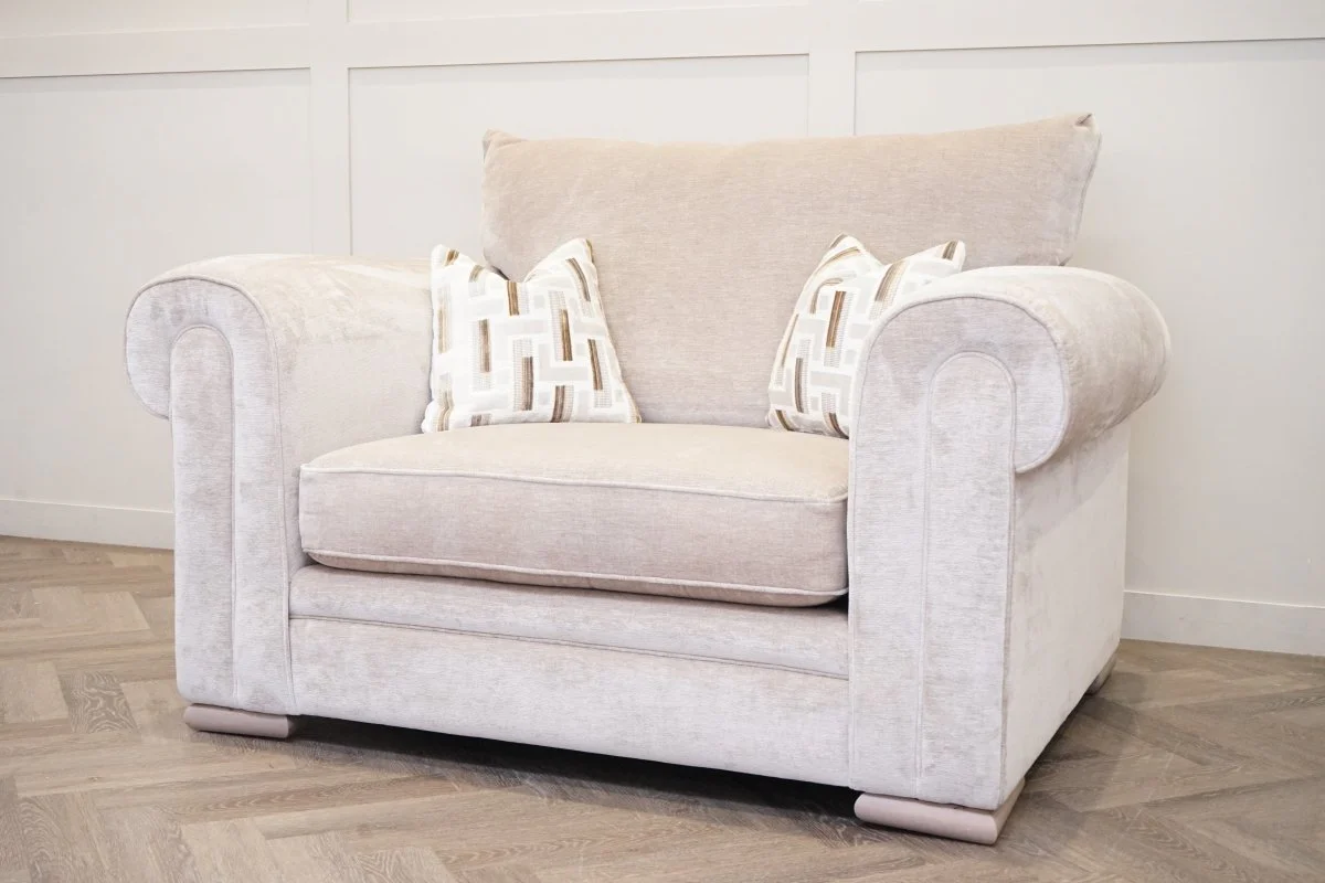 Bardot Large Cuddle Chair, Derwent Truffle - Image 3