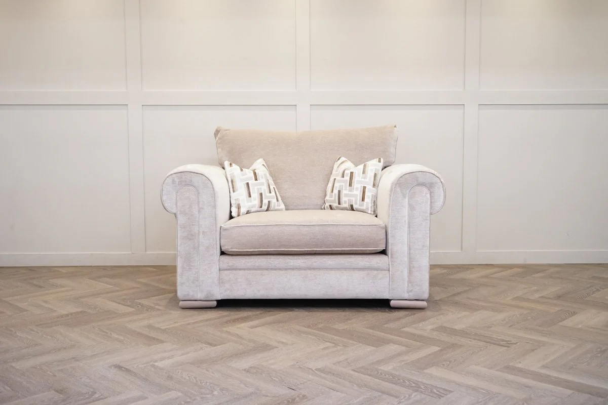 Bardot Large Cuddle Chair, Derwent Truffle - Image 4