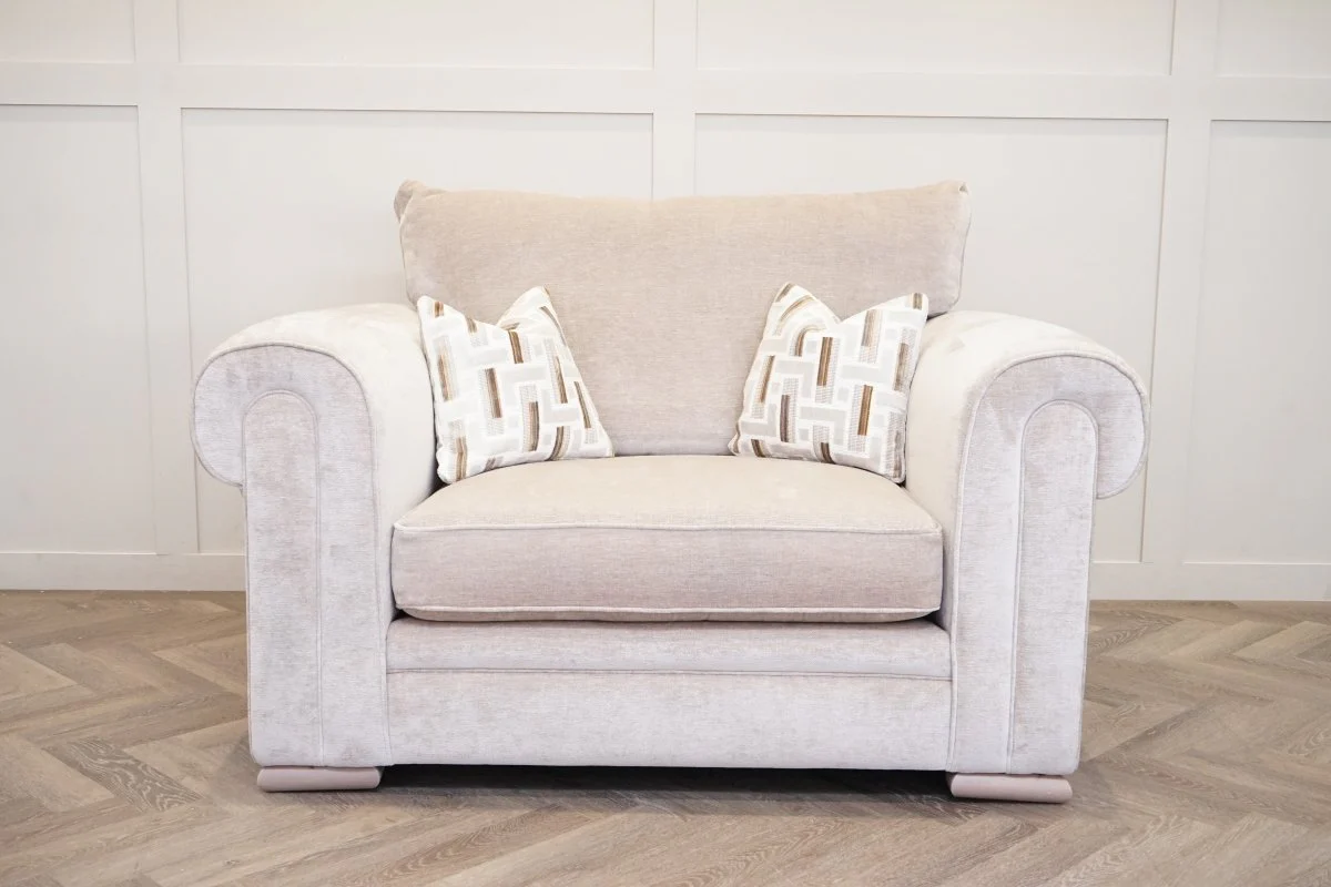Bardot Large Cuddle Chair, Derwent Truffle - Image 8