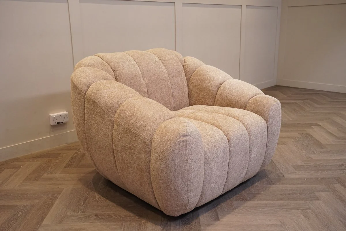 Bubble Large 3 Seater Sofa & Armchair, Cashmere Sand - Image 14