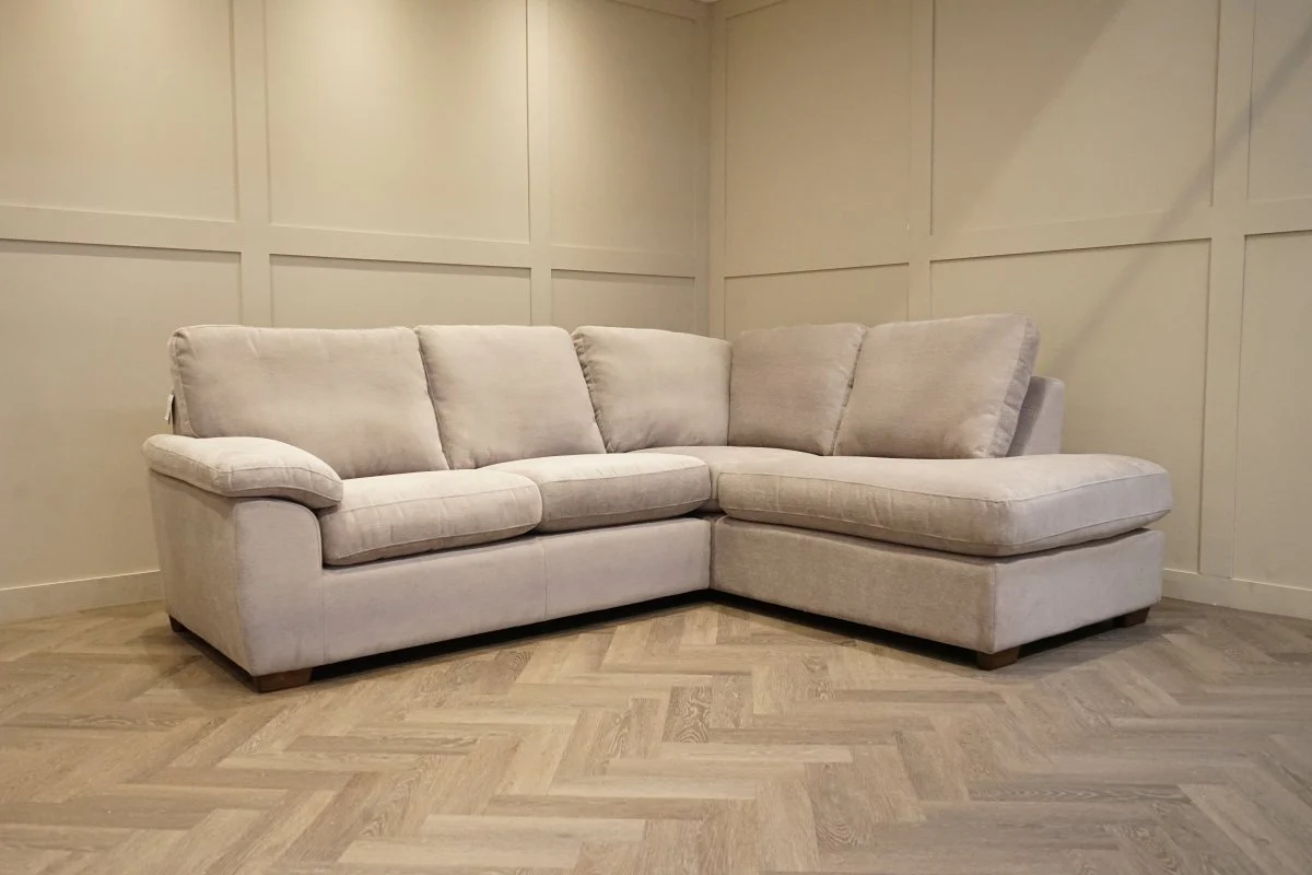 Camden RHF Corner End Chaise, Aquaclean Titan Smoke Grey - Image 4