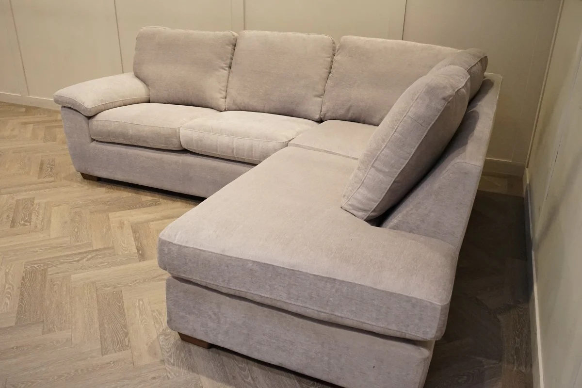 Camden RHF Corner End Chaise, Aquaclean Titan Smoke Grey - Image 5