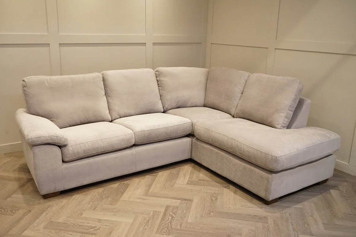 Camden RHF Corner End Chaise, Aquaclean Titan Smoke Grey - Image 7