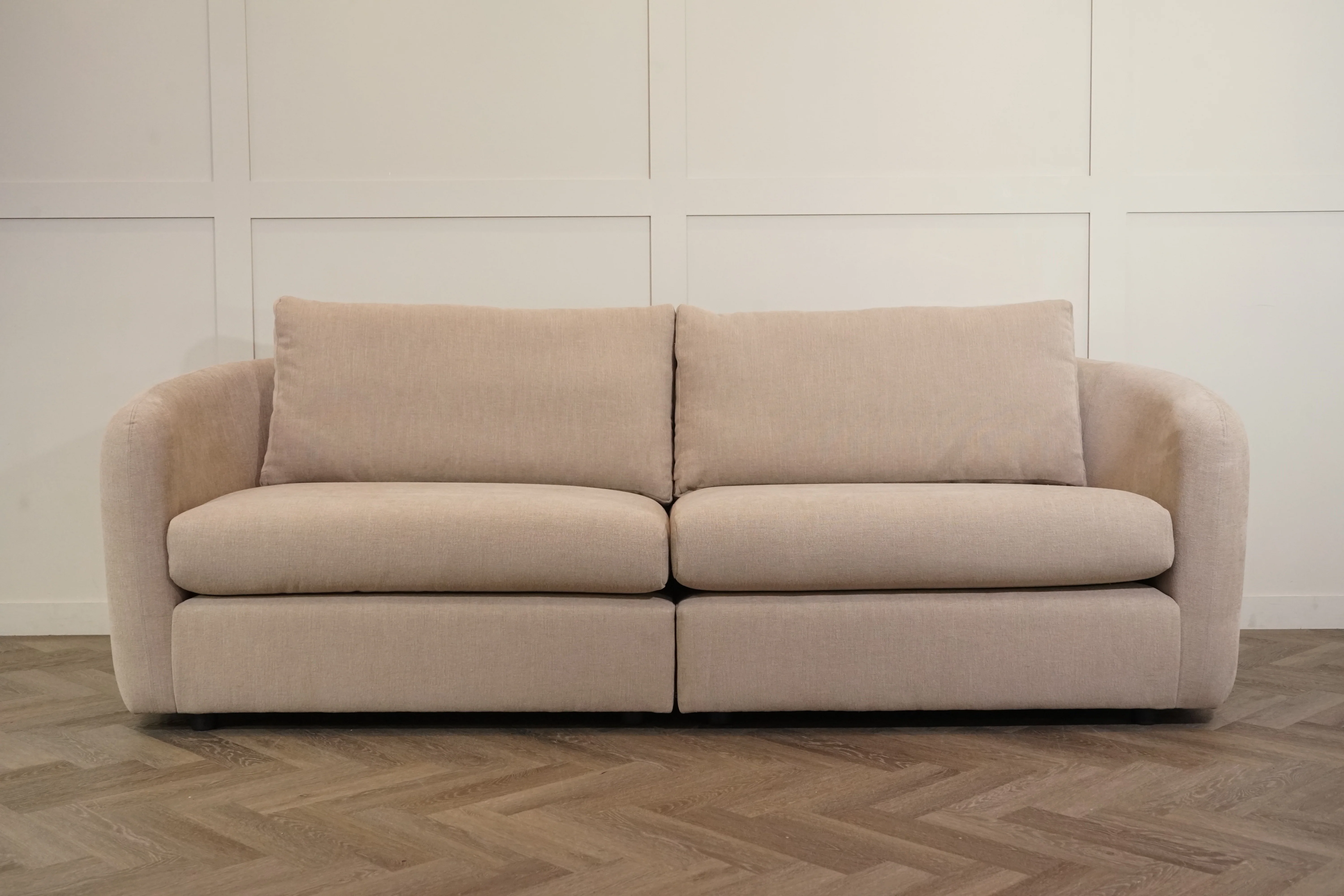 Carnaby Large 4 Seater Split Sofa, Latte - Image 5