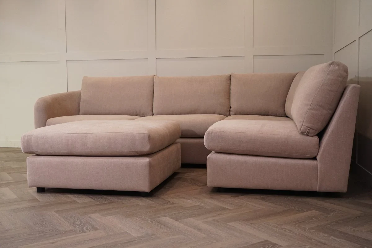 Carnaby RHF Open Ended Corner Sofa, Latte - Image 12