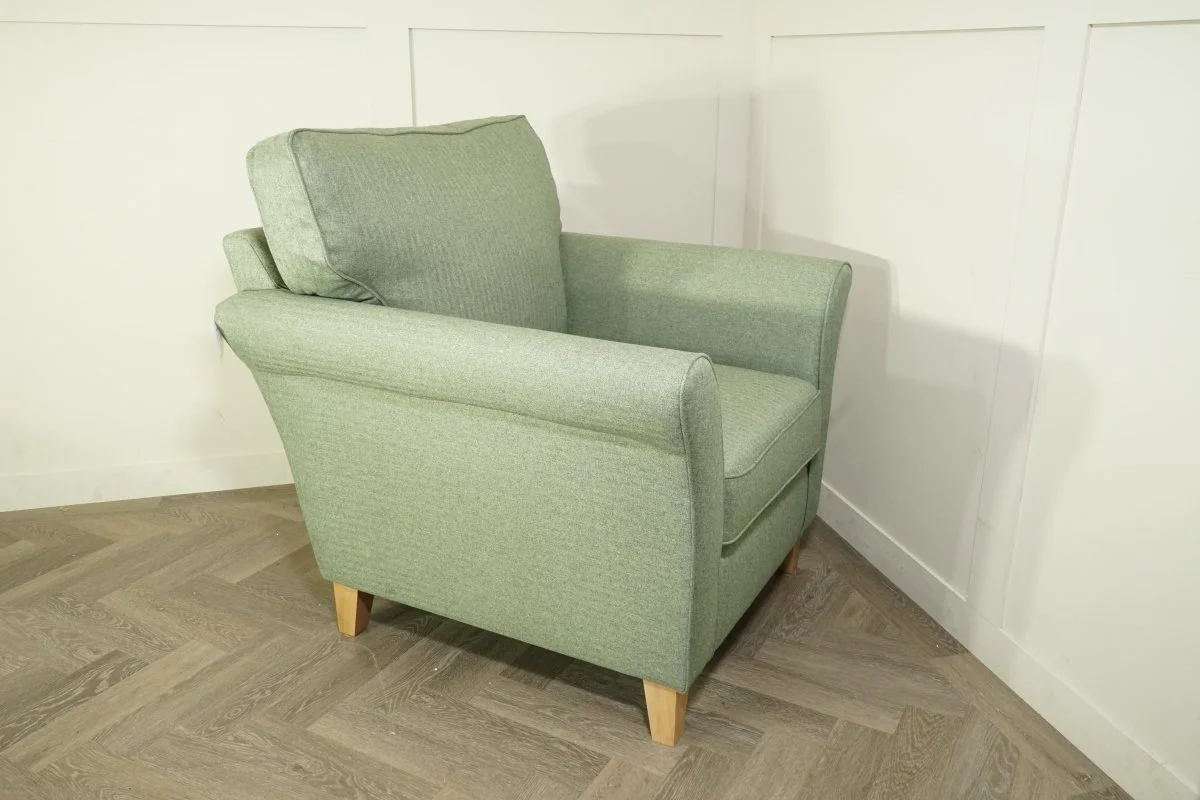 Charlotte II Armchair, Brushed Tweed Green - Image 7