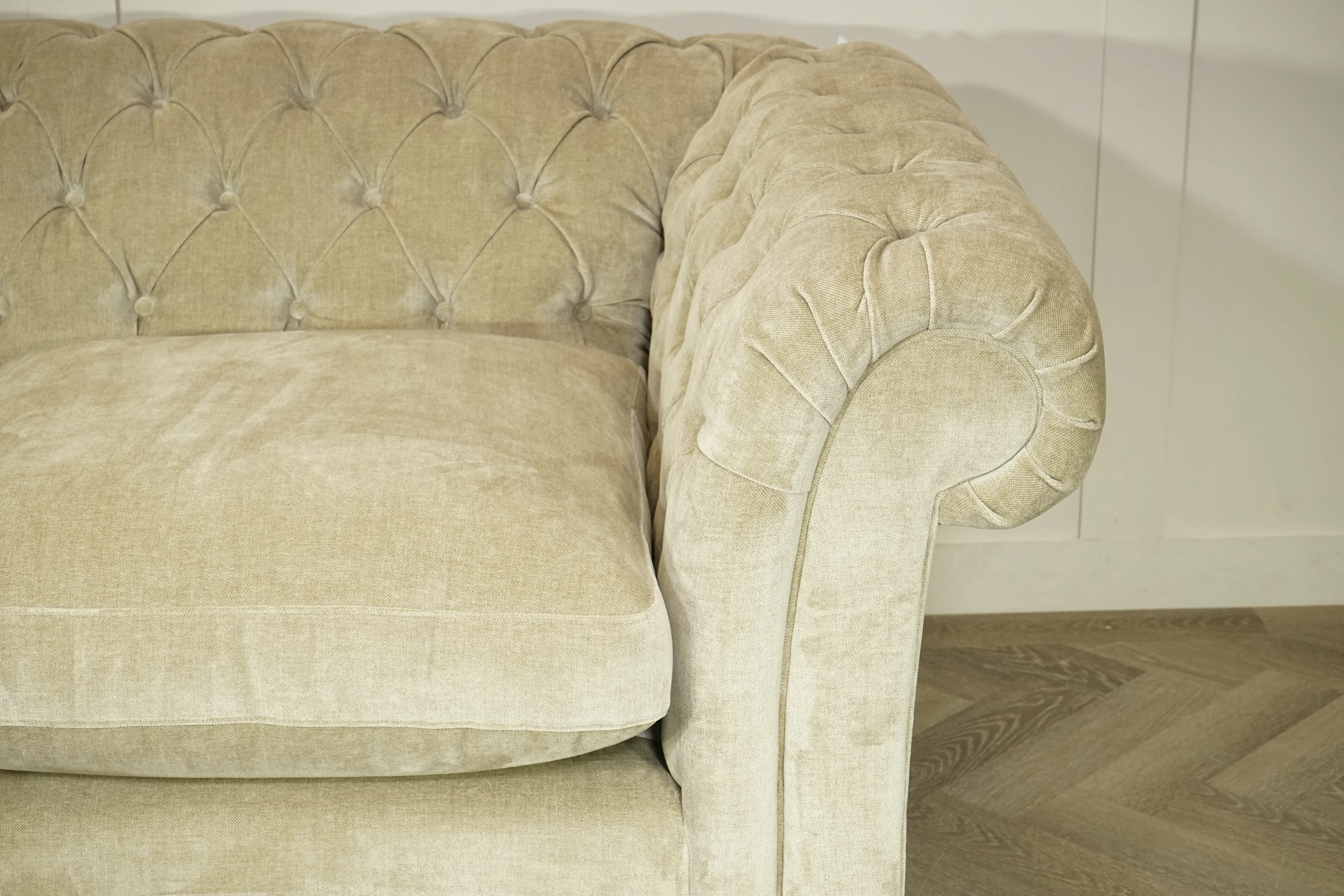 Cromwell Large 3 Seater Sofa, Soft Chenille Oatmeal - Image 5