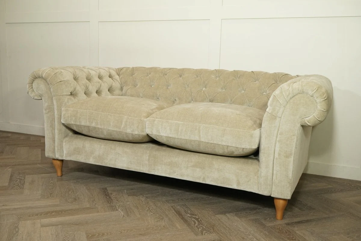 Cromwell Large 3 Seater Sofa, Soft Chenille Oatmeal - Image 6