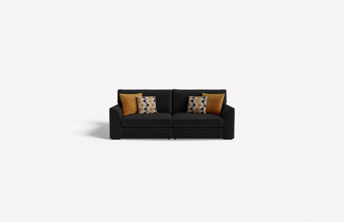 Emilia Large 4 Seater Fabric Sofa - Image 3