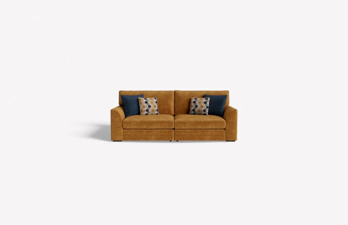 Emilia Large 4 Seater Fabric Sofa - Image 5