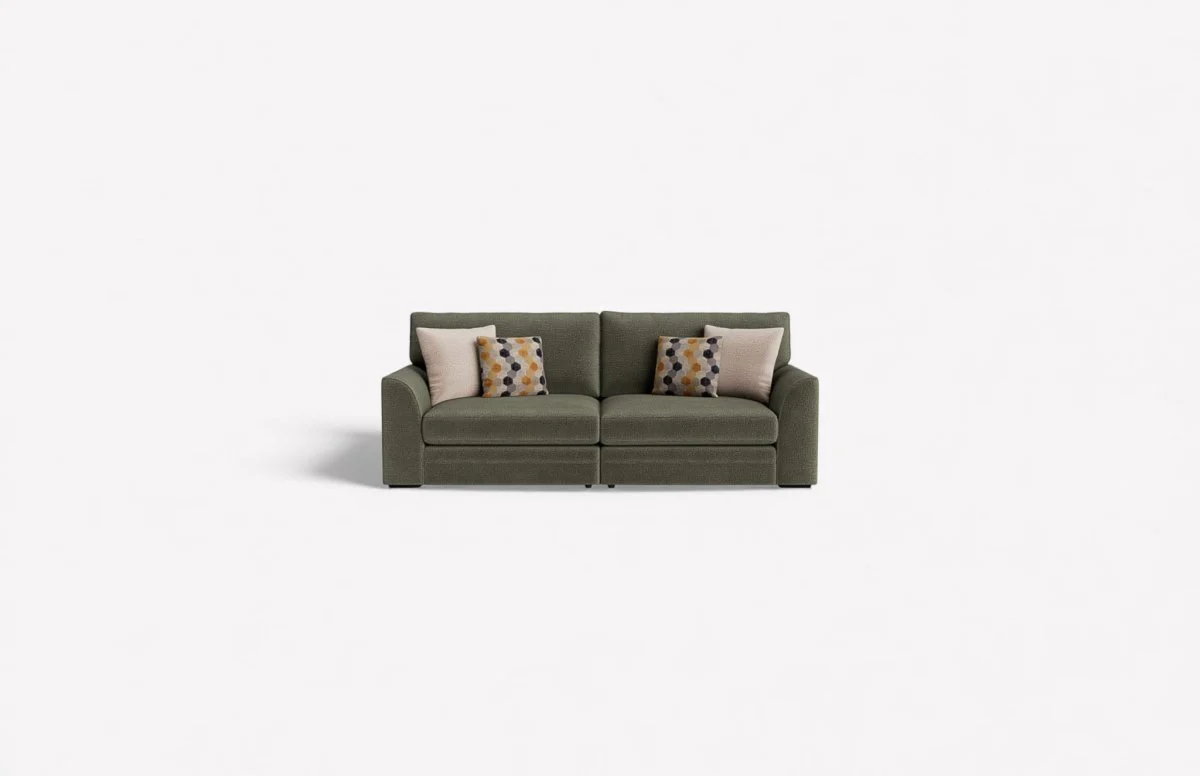 Emilia Large 4 Seater Fabric Sofa - Image 6