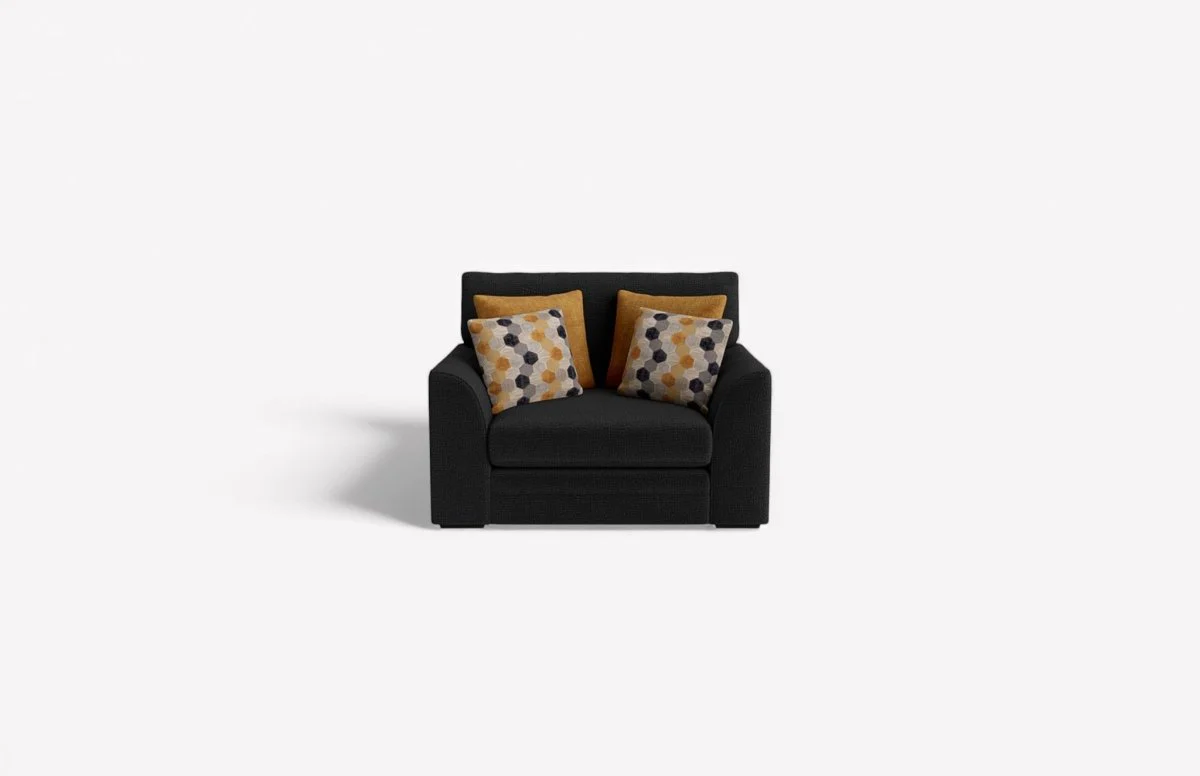 Emilia Large Fabric Loveseat - Image 5