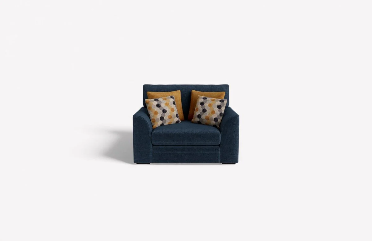 Emilia Large Fabric Loveseat - Image 6