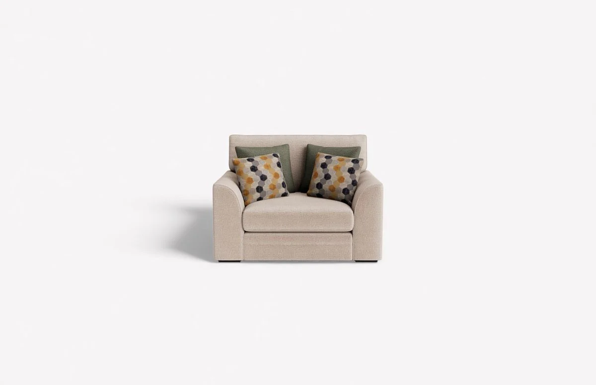Emilia Large Fabric Loveseat - Image 8