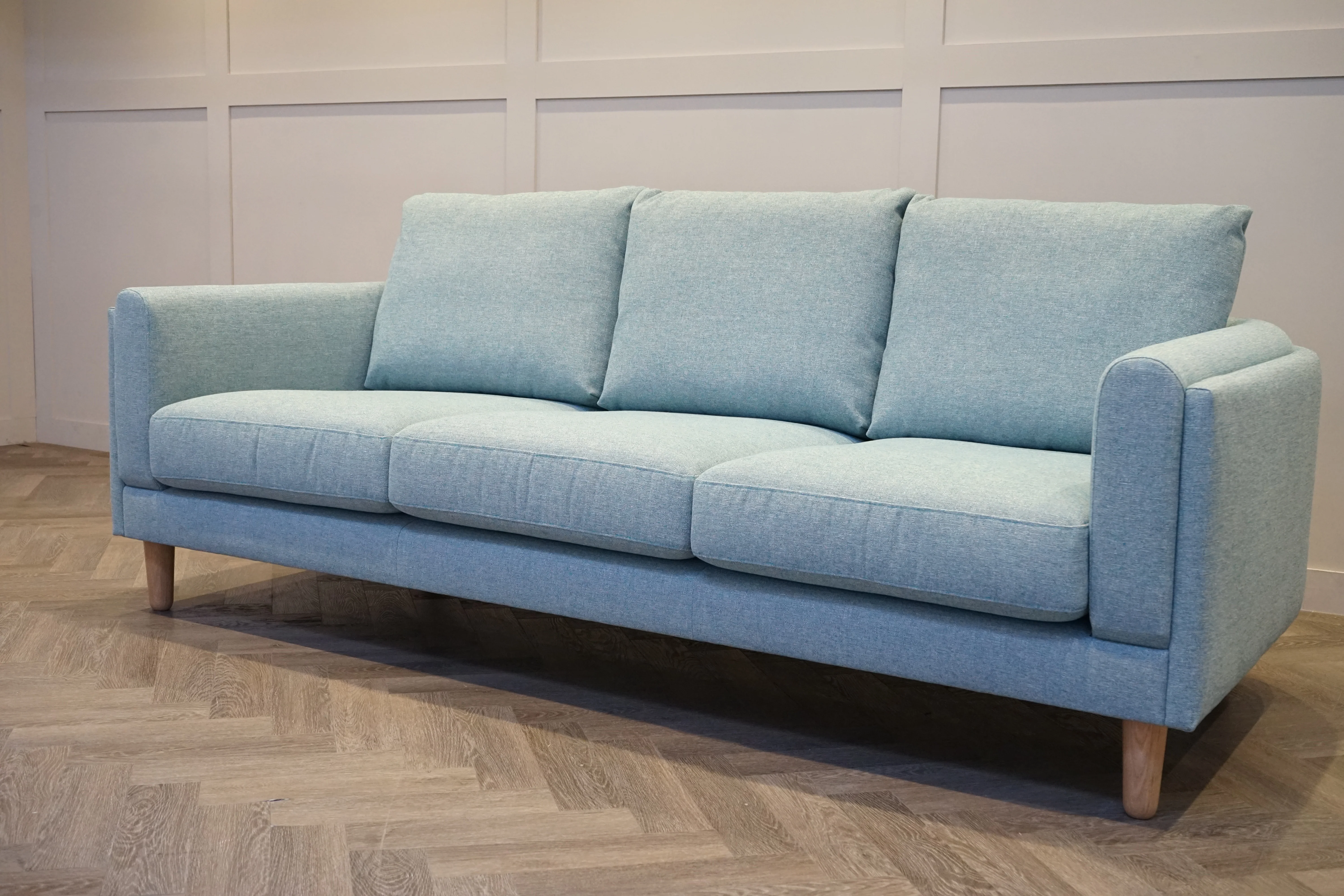 Harbour Grand 3 Seater Sofa, Aquaclean Matilda Teal - Image 5