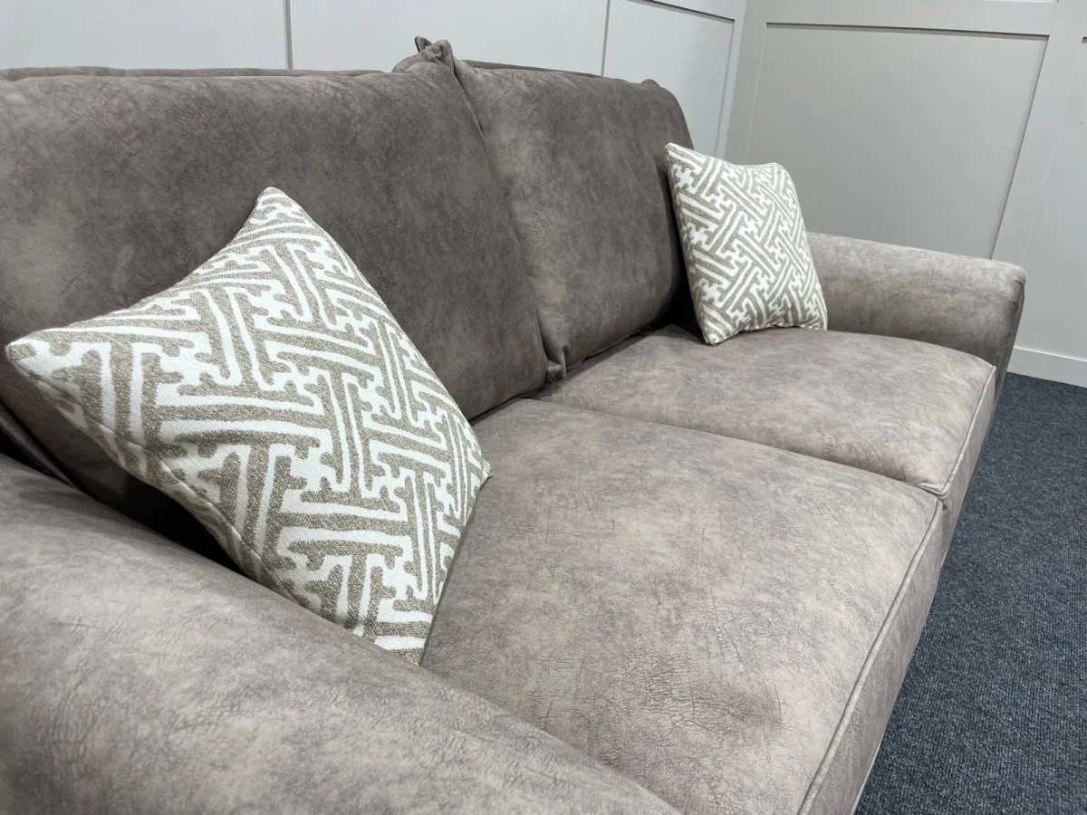 Hourglass 3 + 2.5 Seater Sofa Set, Dapple Chocolate - Image 3