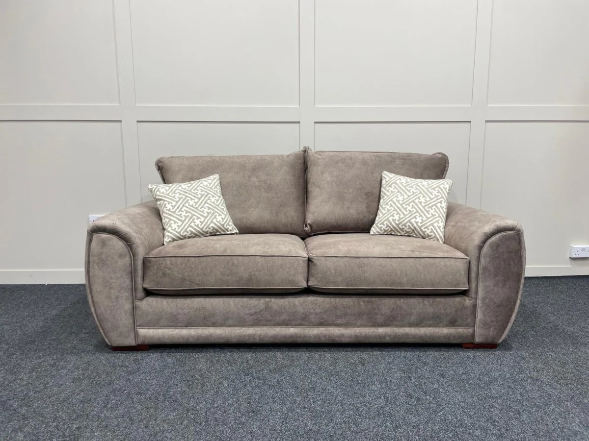 Hourglass 3 + 2.5 Seater Sofa Set, Dapple Chocolate - Image 6
