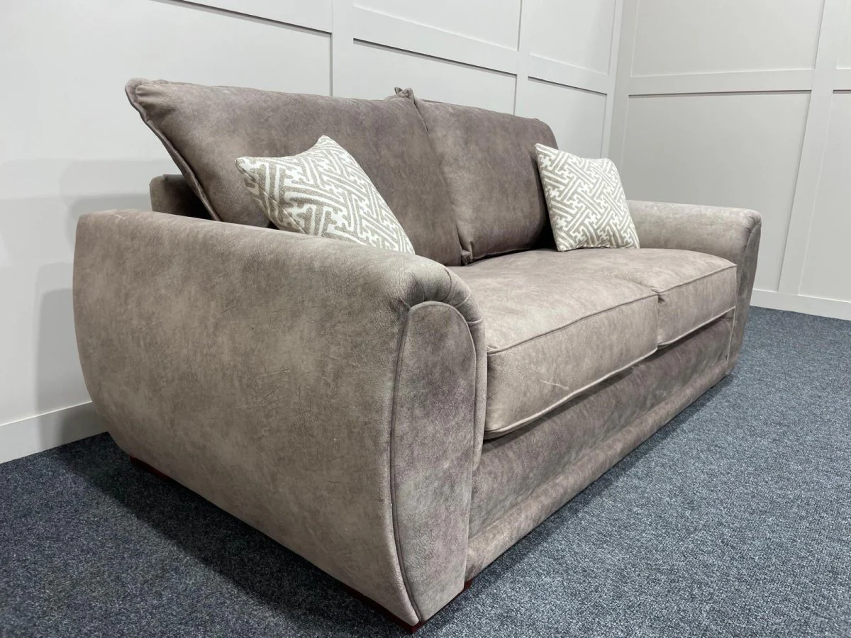 Hourglass 3 + 2.5 Seater Sofa Set, Dapple Chocolate - Image 7