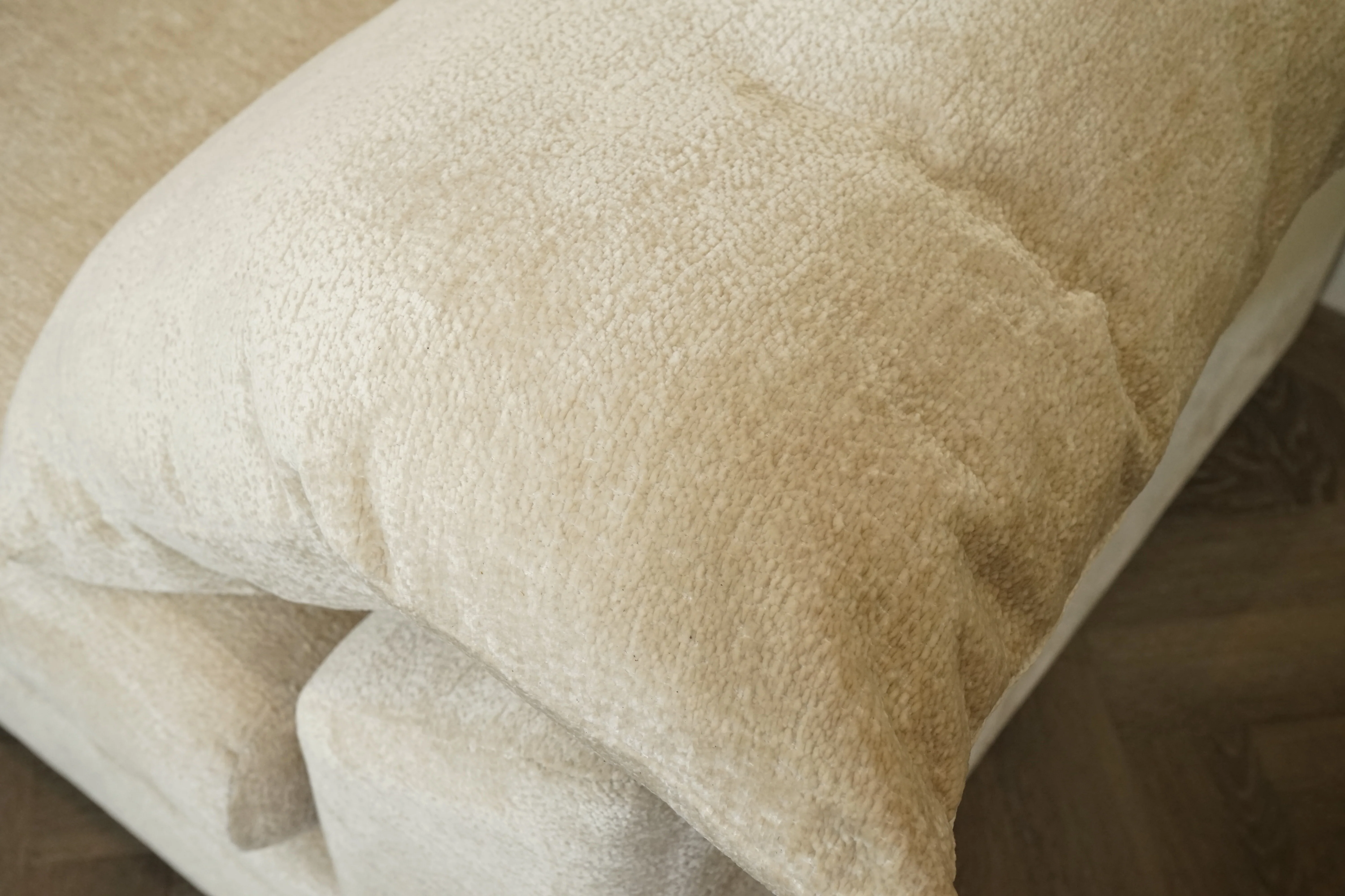 Hoxley Fabric 3 Seater Sofa, Luxe Chenille Natural - Image 4