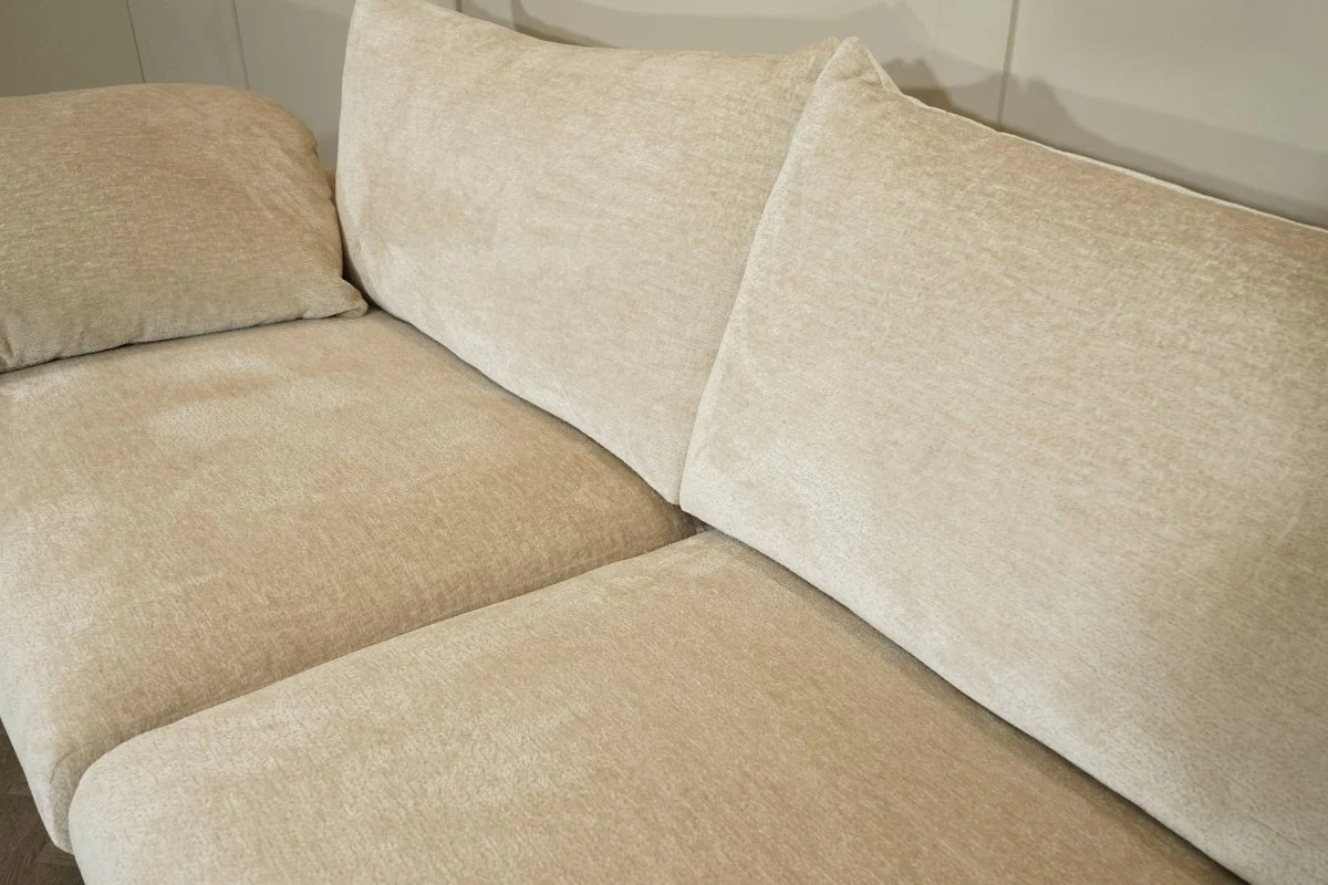 Hoxley Fabric 3 Seater Sofa, Luxe Chenille Natural - Image 6