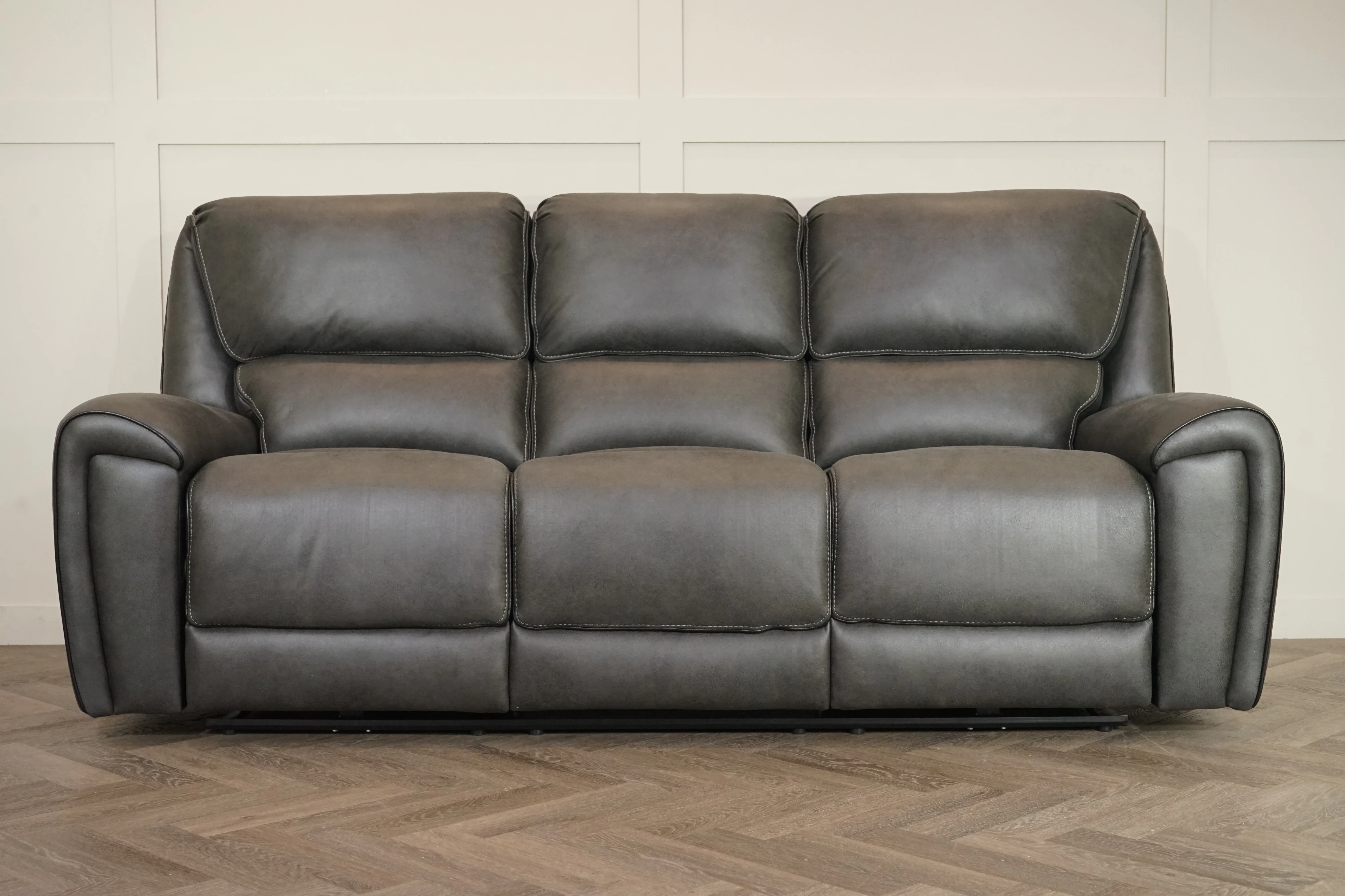 Hudson 3 Seater Power Reclining Sofa – Endurance Fabric – Graphite - Image 7