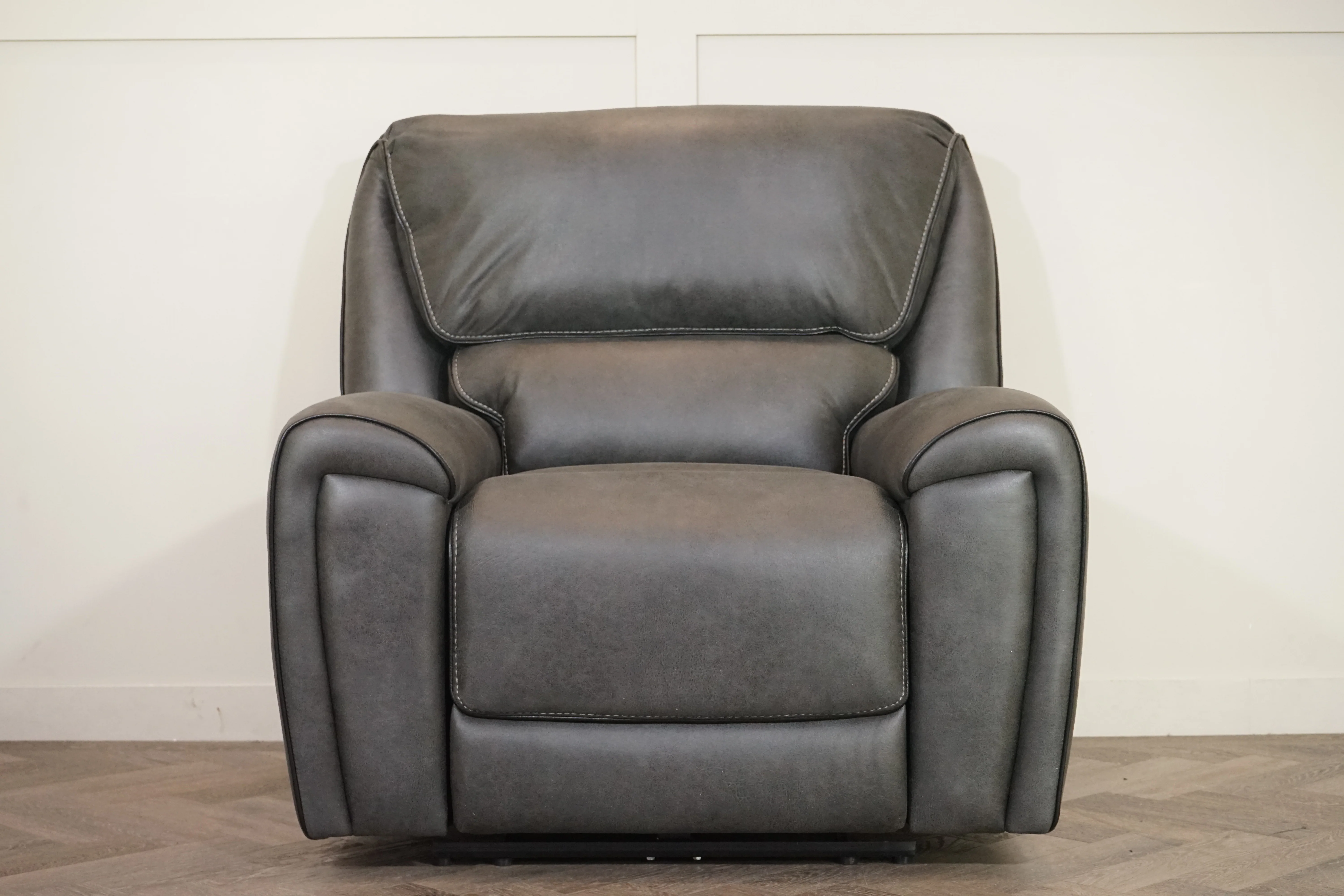 Hudson Power Reclining Armchair – Endurance Fabric – Graphite - Image 6