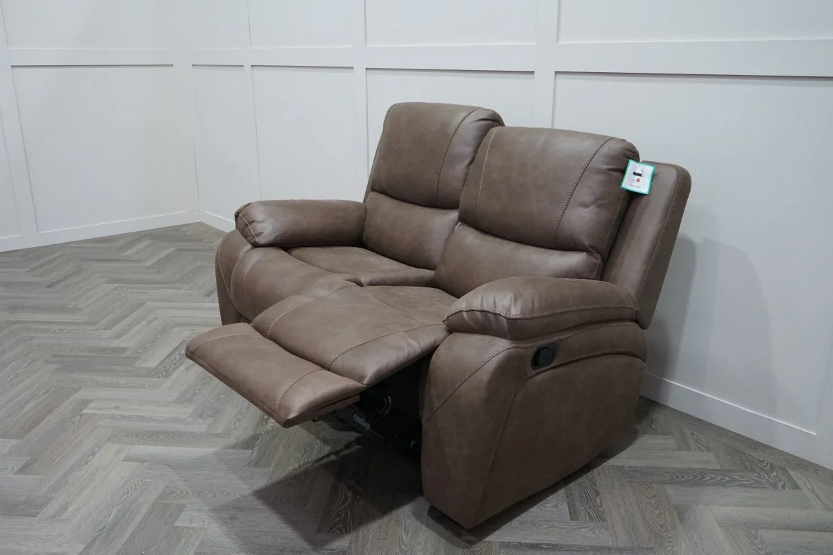 Isobel 2 Seater Manual Recliner Sofa, Endurance Chocolate - Image 10