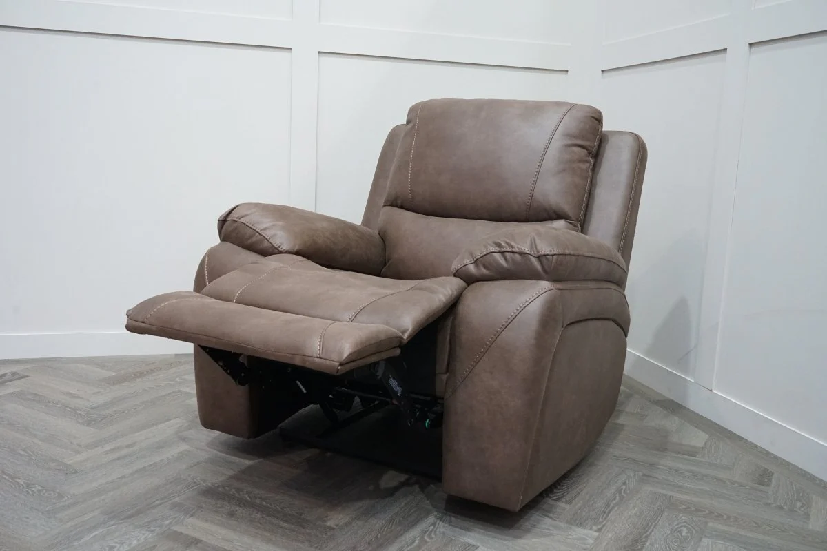Isobel Manual Recliner Armchair, Endurance Chocolate - Image 3