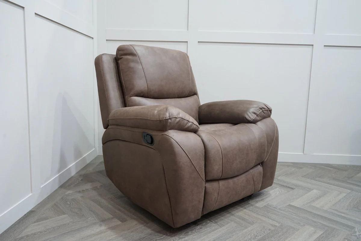 Isobel Manual Recliner Armchair, Endurance Chocolate - Image 5