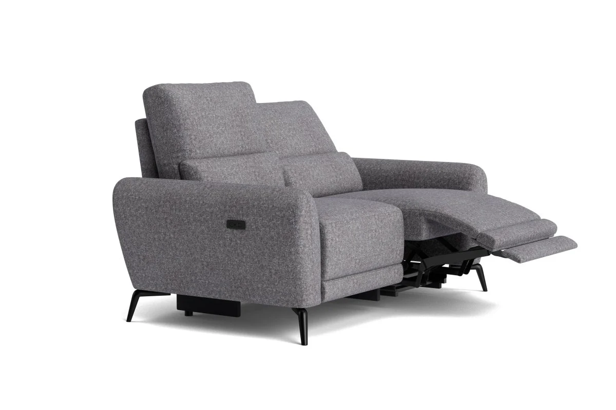 Jasmine 2 + 1 + 1 Seater Fabric Sofa Set, Monique Steel - Image 5