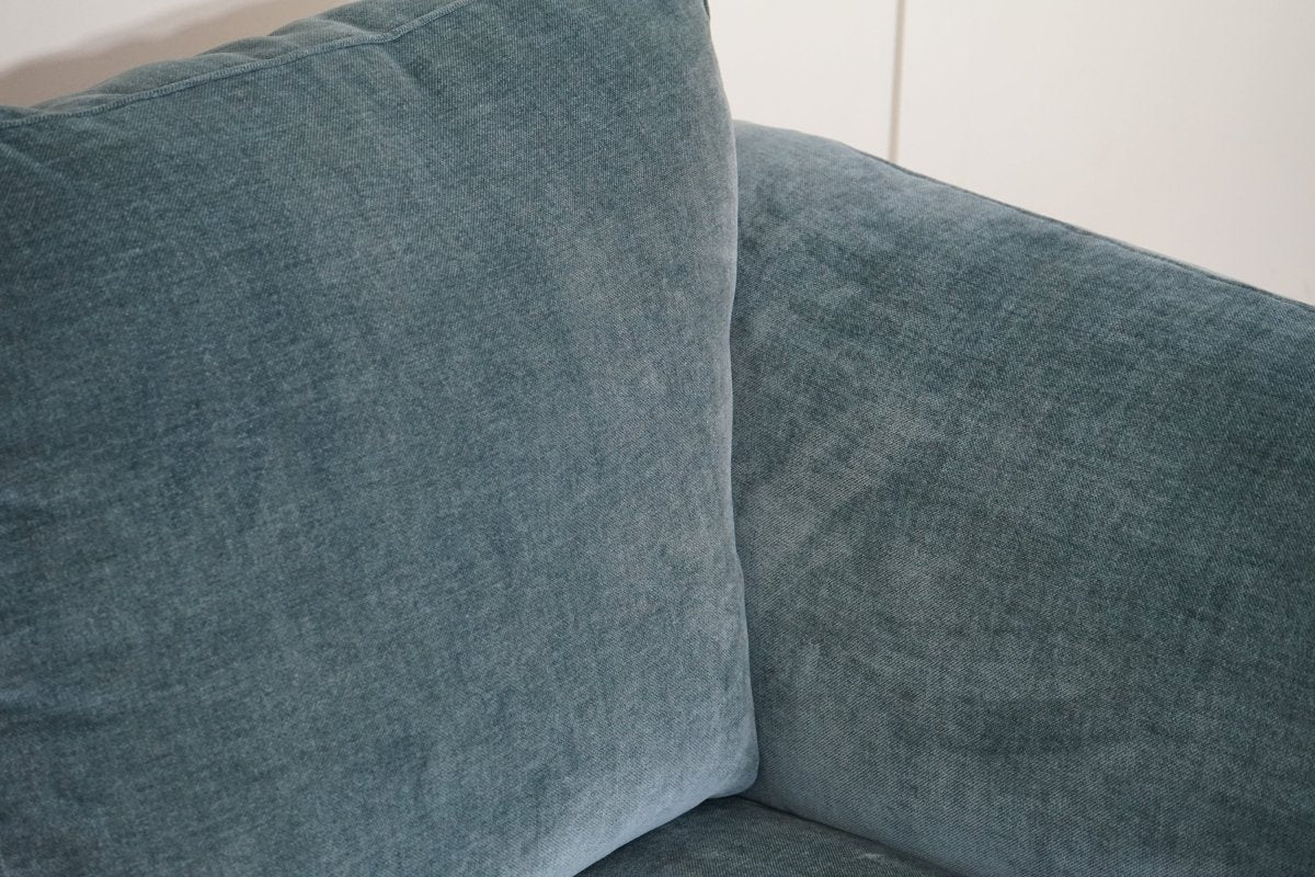 Jura Medium 2 Seater Sofa, Easy Clean Chenille Teal - Image 6