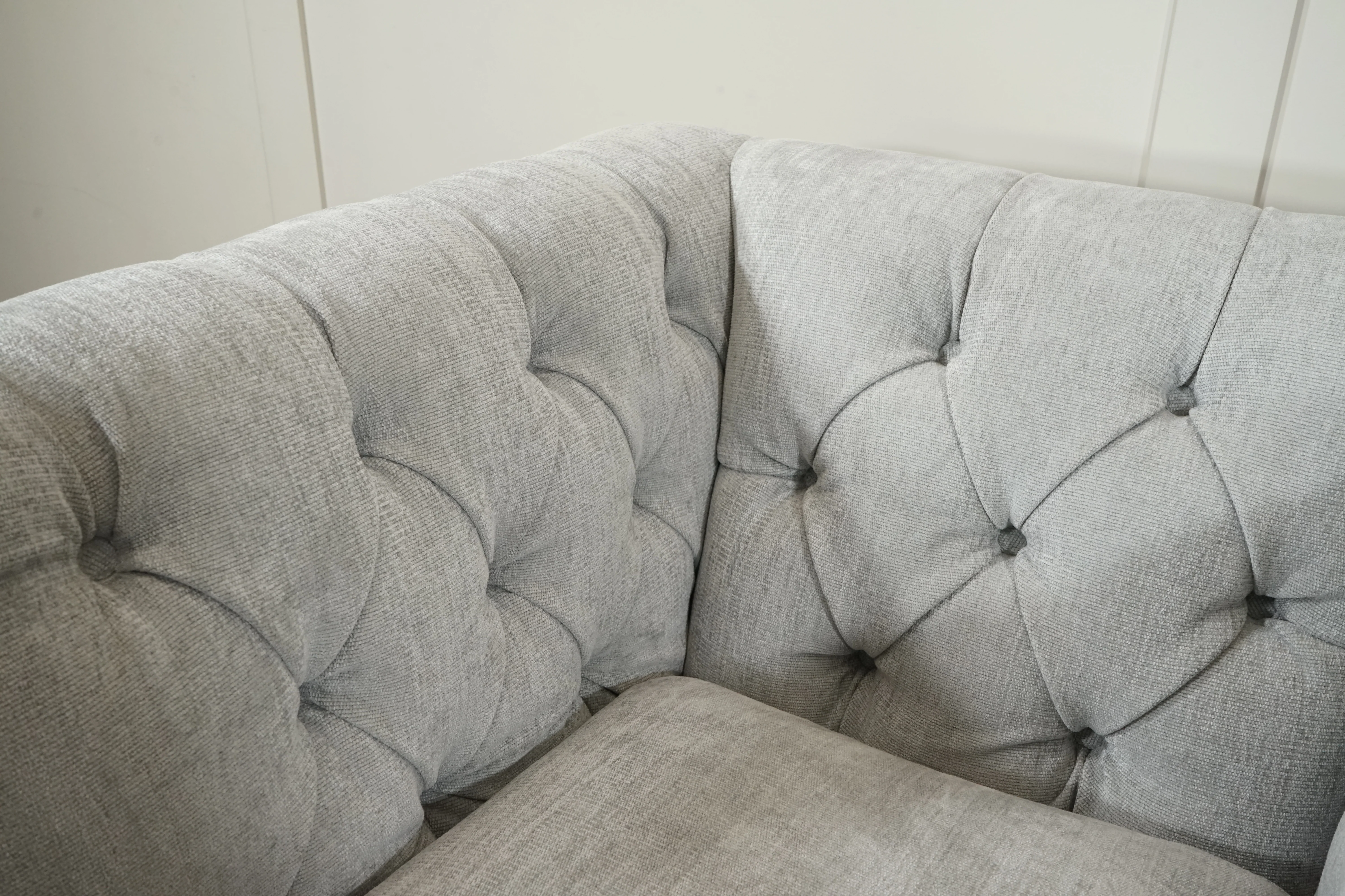 Laura Ashley Chatsworth Armchair, Orla Pale Steel - Image 6