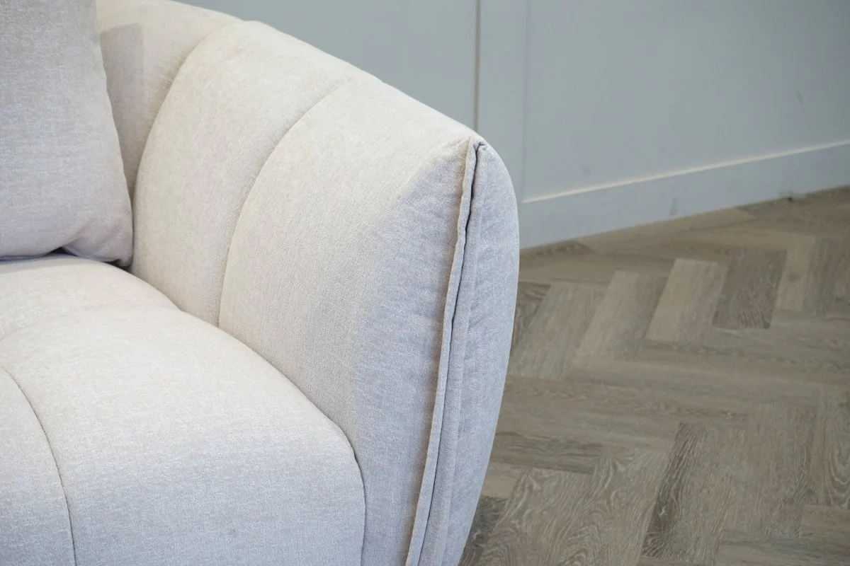 Lunar Swivel Armchair, Sandstone Chenille - Image 4