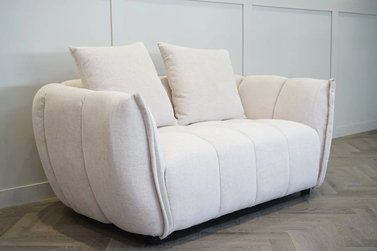 Lunar Medium 2 Seater Sofa, Sandstone Chenille - Image 3