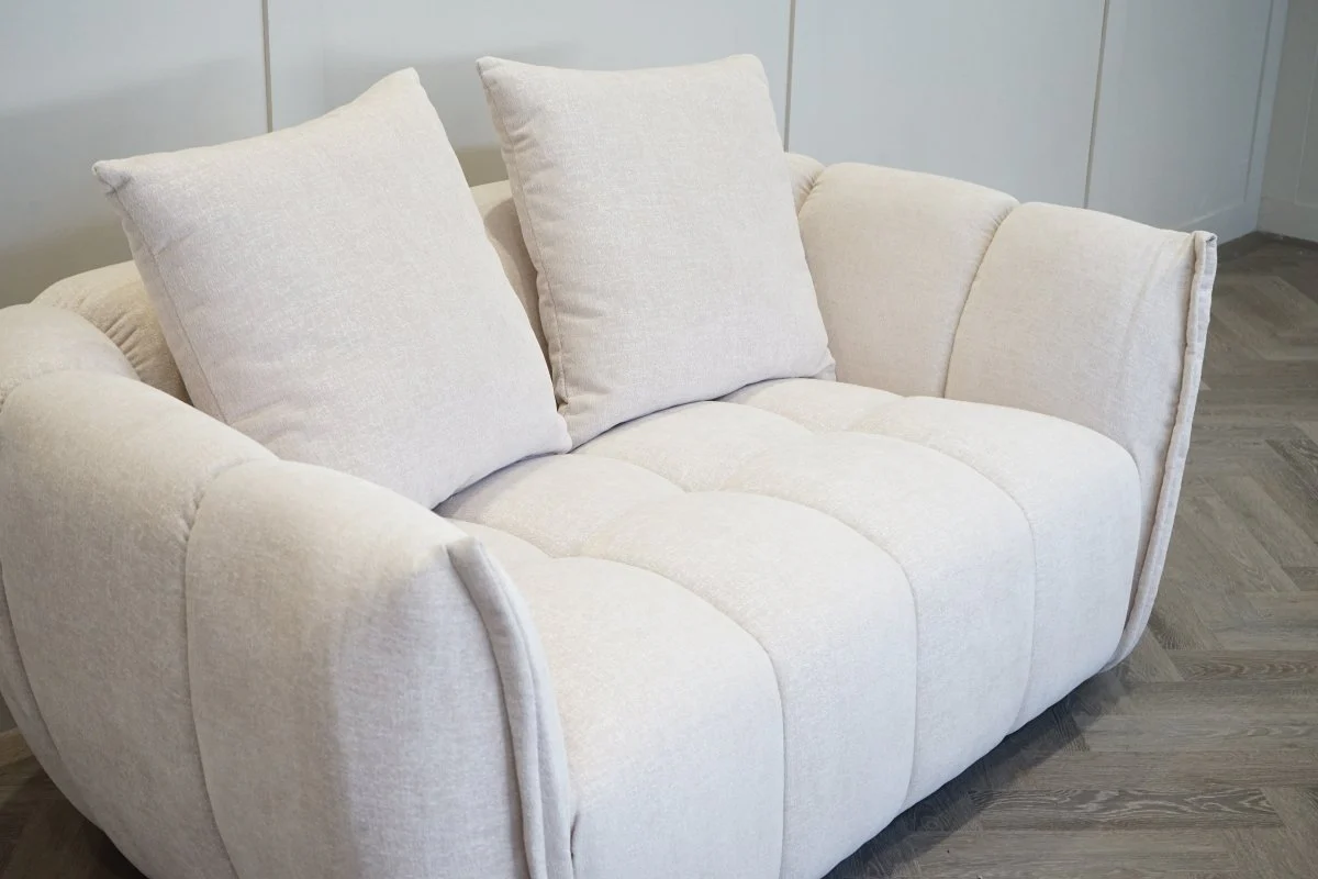 Lunar Medium 2 Seater Sofa, Sandstone Chenille - Image 7