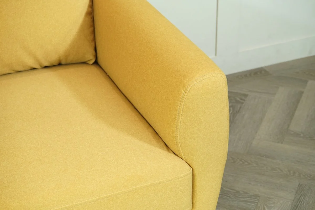 Megan 2 Seater Fabric Sofa, Sunflower - Image 4