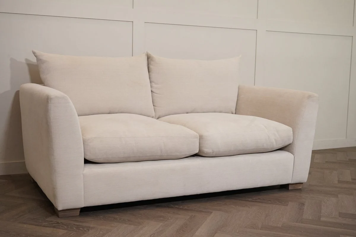Metro Fabric 2 Seater Sofa, Digby Beige - Image 3