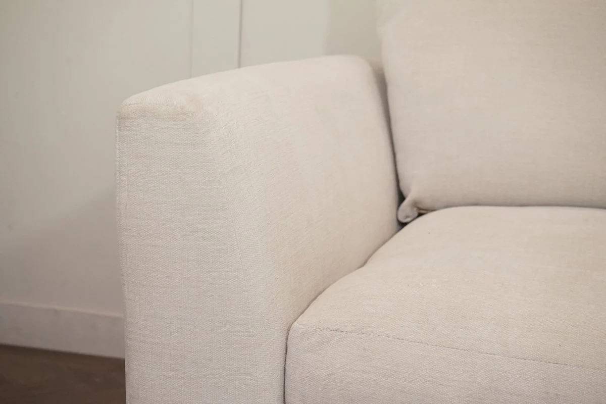 Metro Fabric 2 Seater Sofa, Digby Beige - Image 4