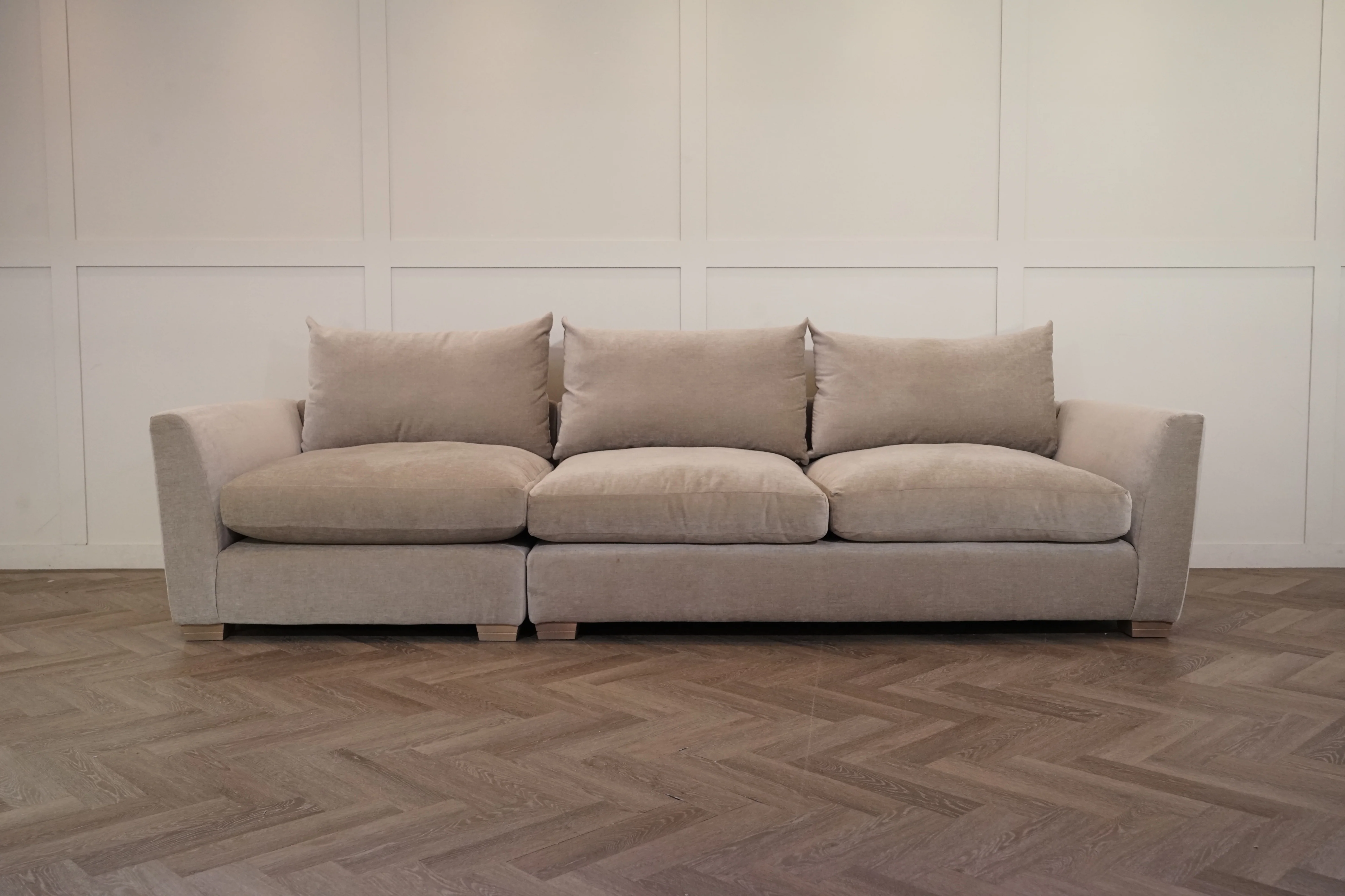 Metro Large 4 Seater Sofa, Dusk Latte - Image 4