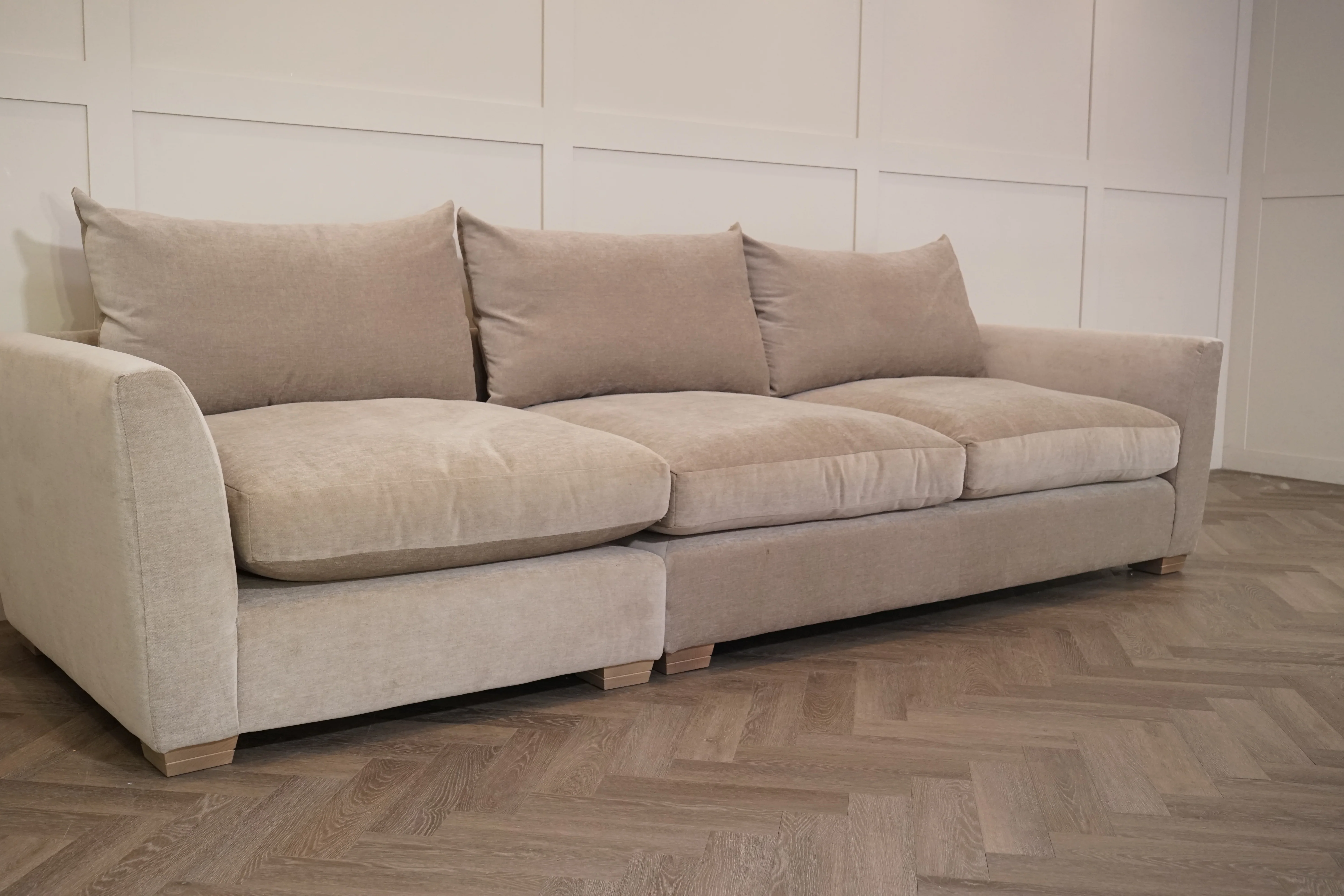 Metro Large 4 Seater Sofa, Dusk Latte - Image 5