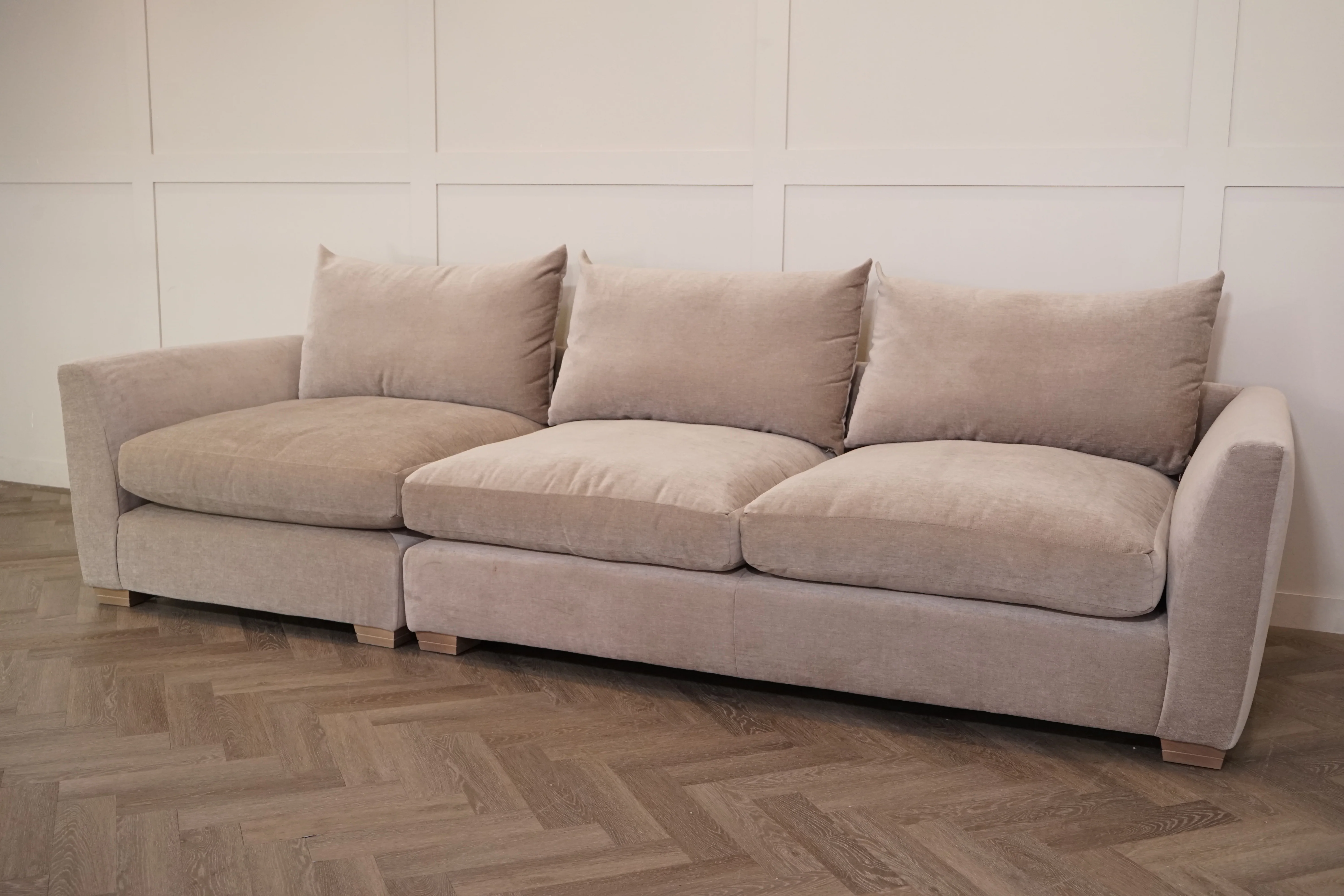 Metro Large 4 Seater Sofa, Dusk Latte - Image 7