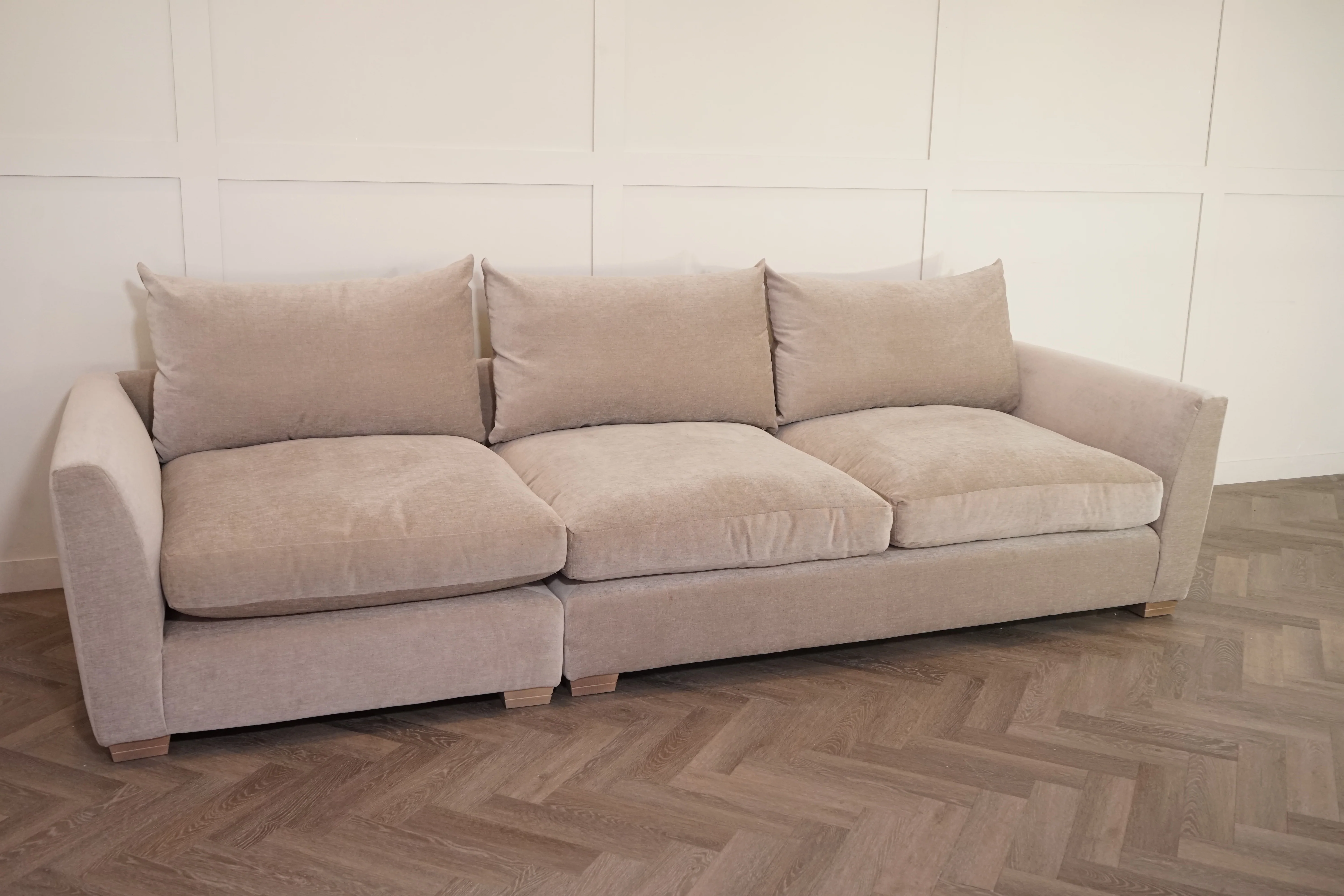 Metro Large 4 Seater Sofa, Dusk Latte - Image 9