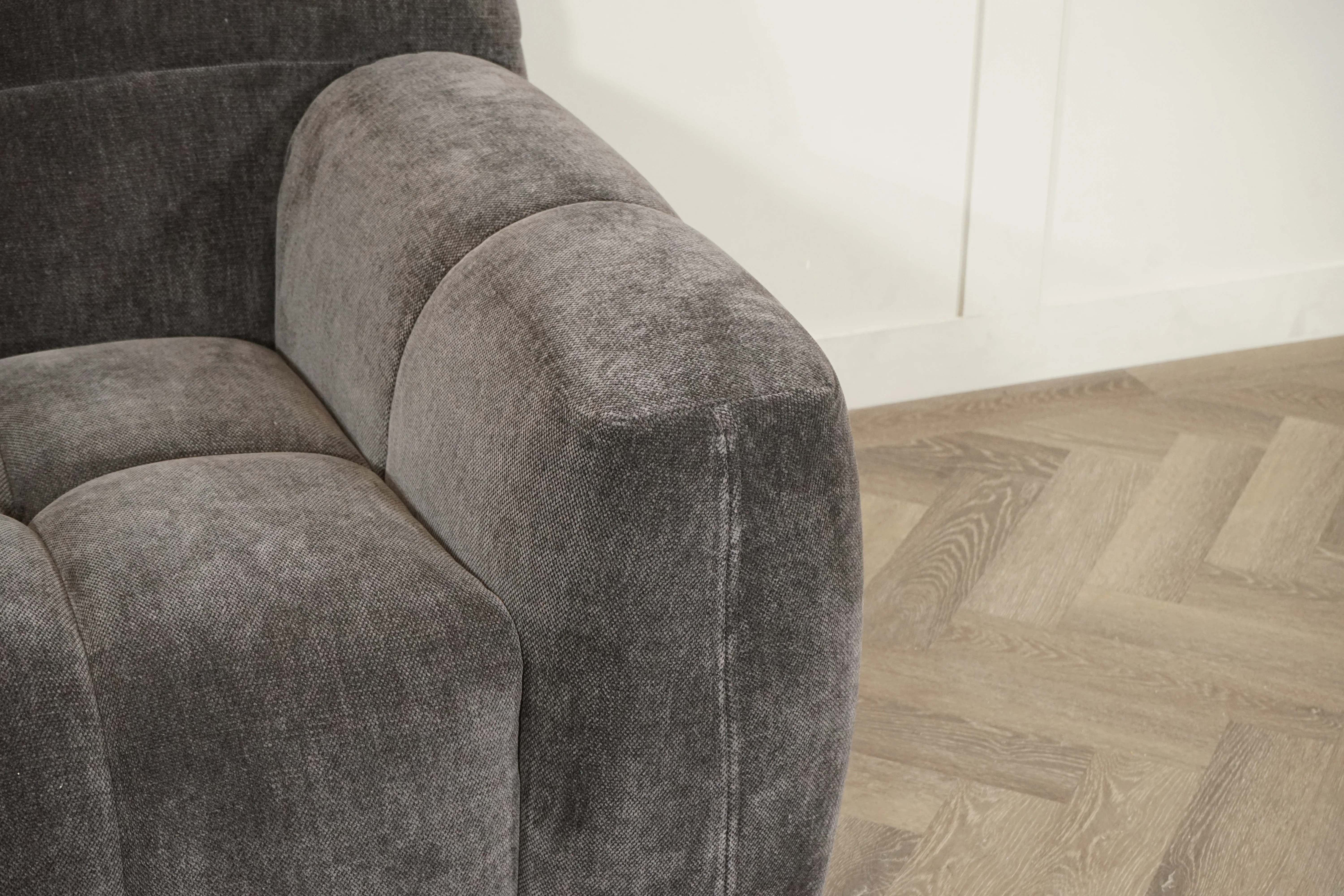 Monroe Fabric Armchair, Mocha - Image 5