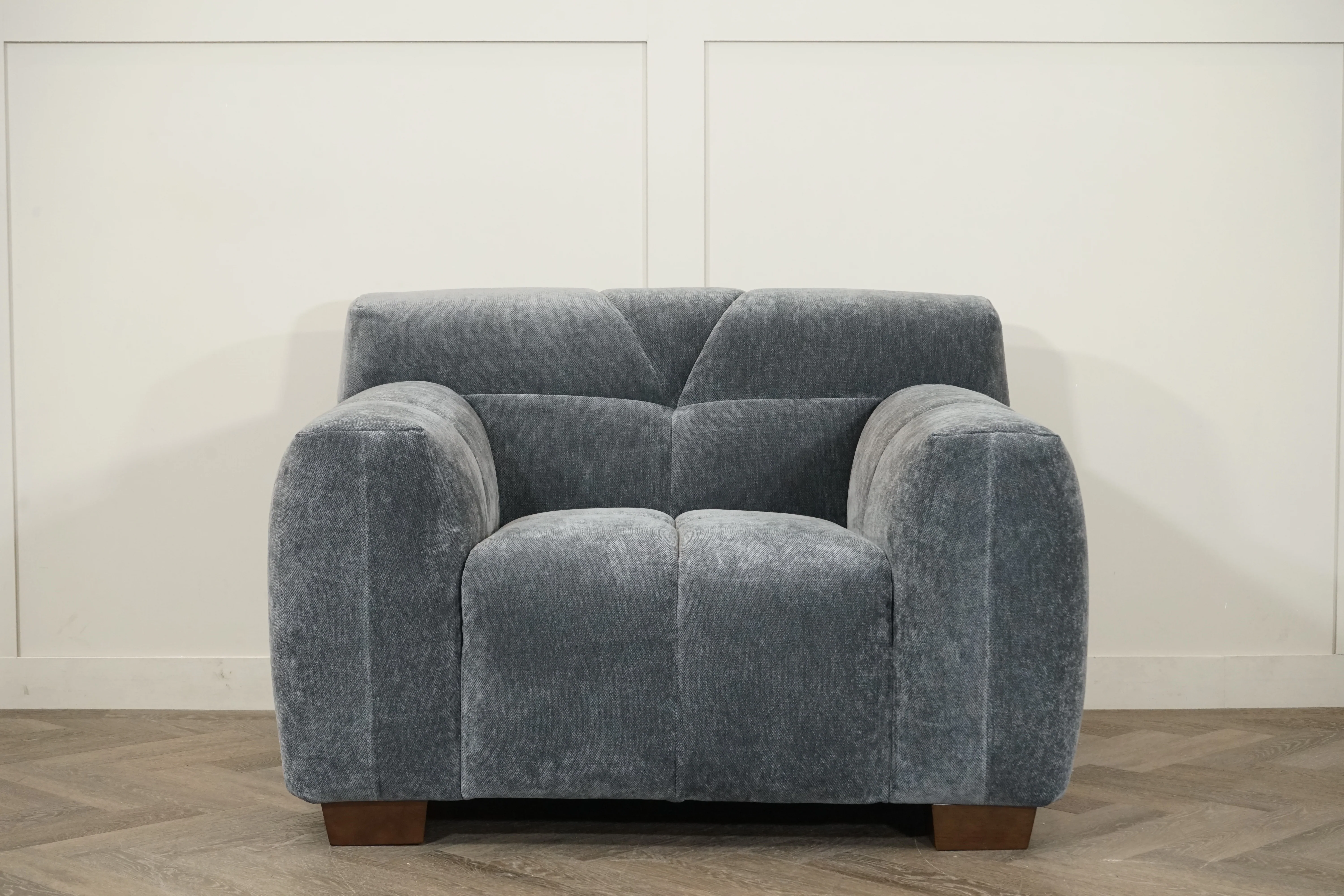 Monroe Fabric Armchair, Shadow Grey - Image 8