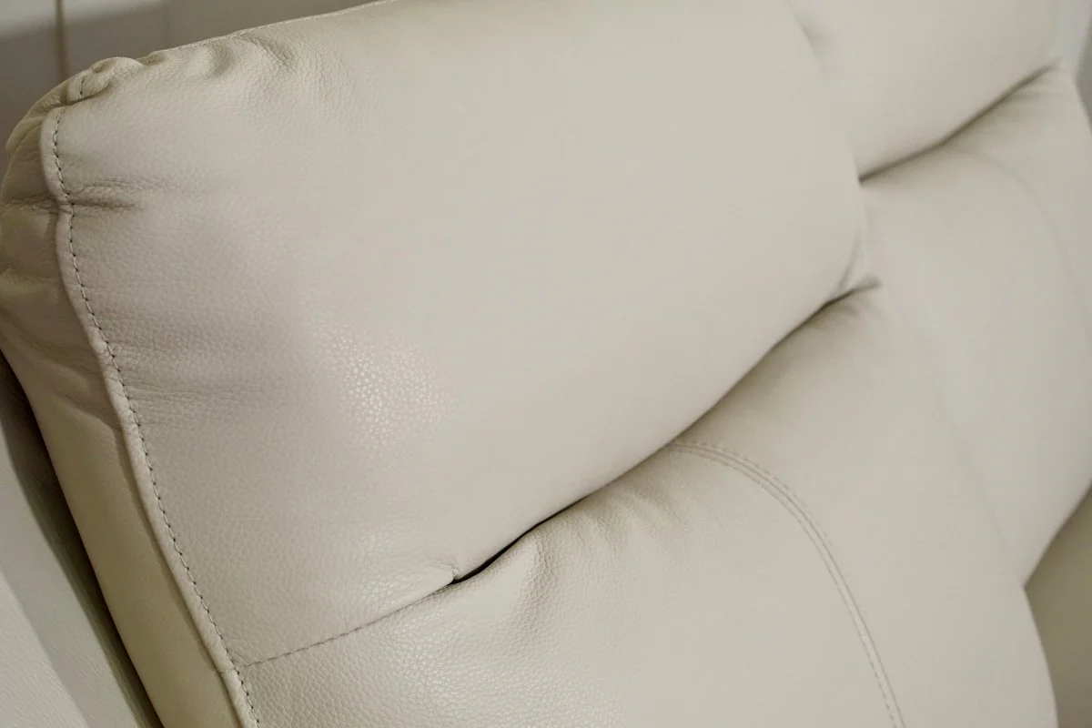 Navona Leather 3 & 2 Seater Power Recliner Sofa, Florida Putty - Image 8