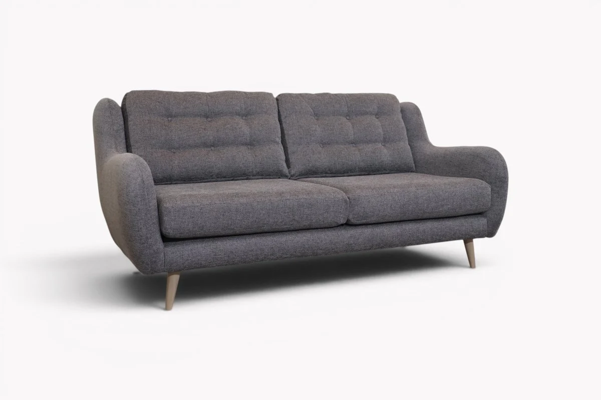 New Camden 3 Seater Sofa, Weave Steel