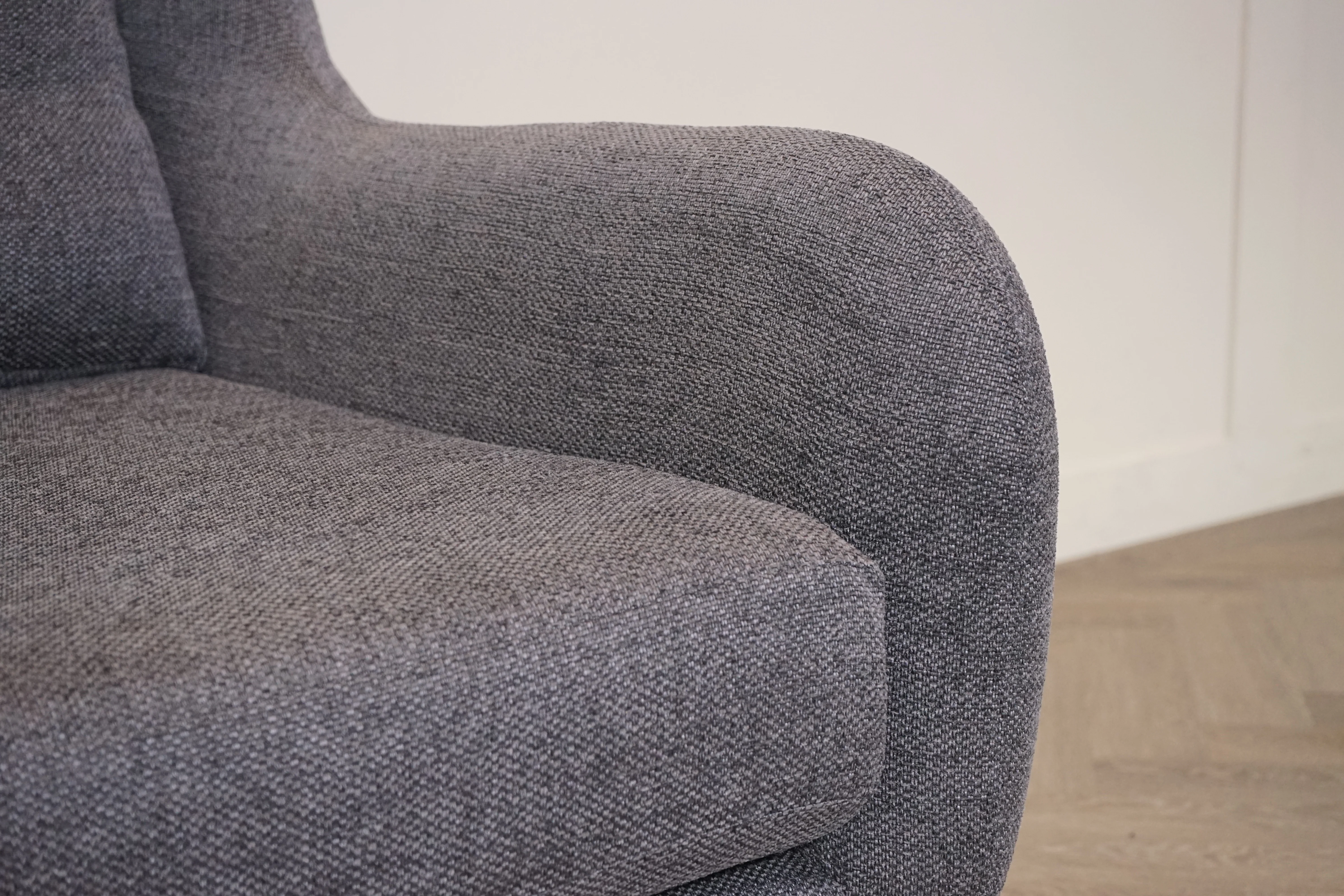 New Camden 3 Seater Sofa, Weave Steel - Image 4